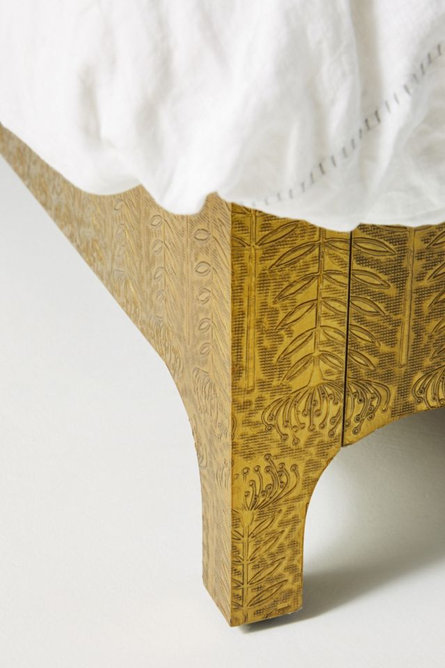 Hand-Embossed Lotus Bed #6