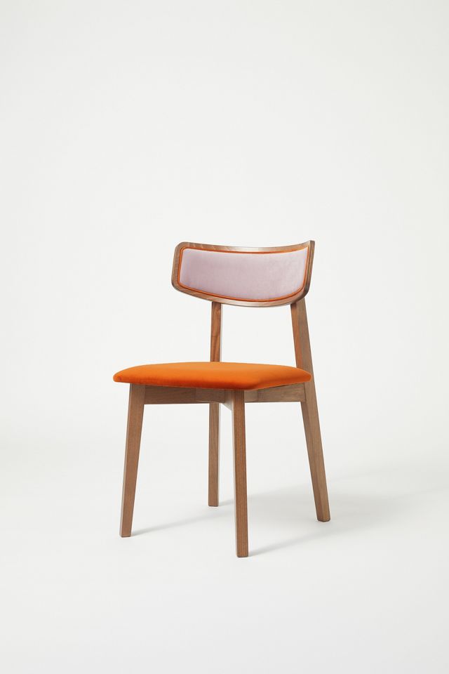 Amy Velvet-Upholstered Wood Dining Chairs, Set of 2 #2