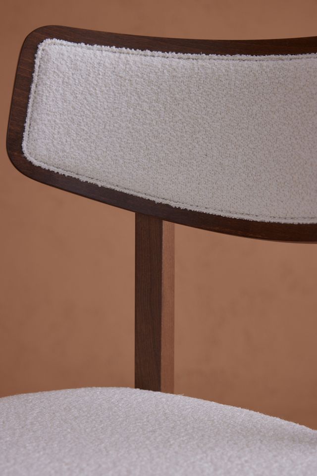 Amy Boucle-Upholstered Wood Dining Chairs, Set of 2 #2