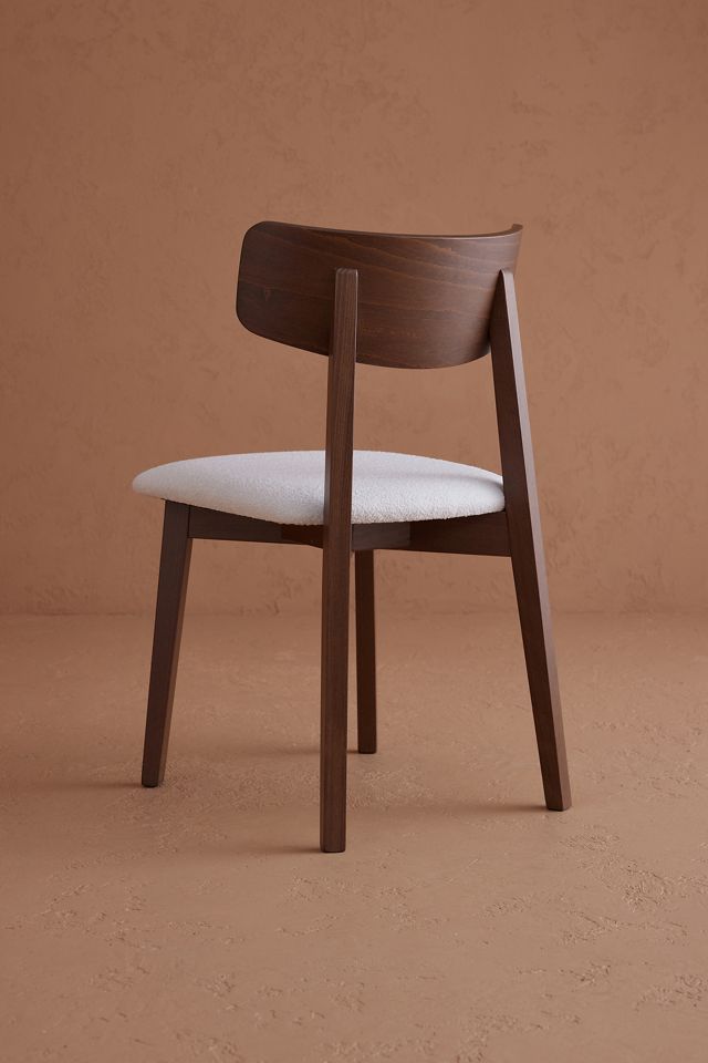 Amy Boucle-Upholstered Wood Dining Chairs, Set of 2 #5