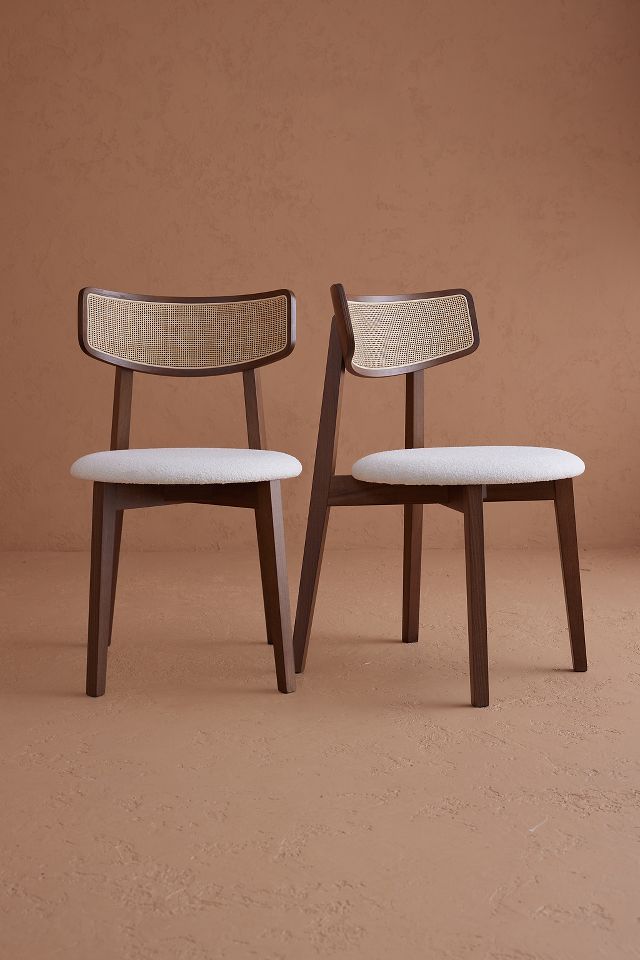 Anthropologie deals cane chair