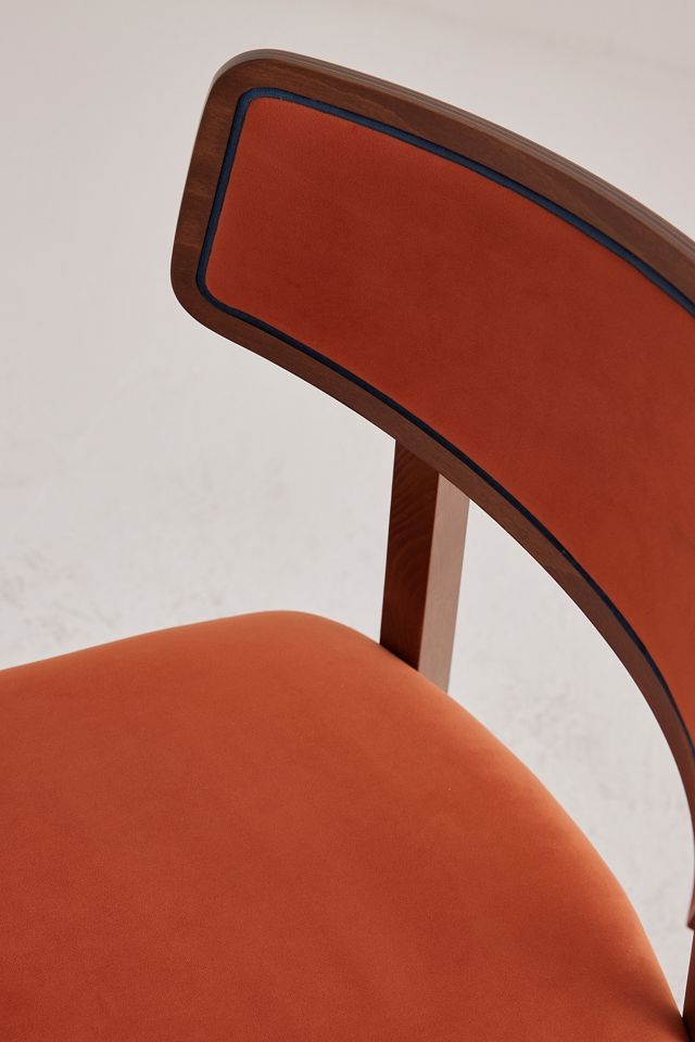 Amy Velvet-Upholstered Beech Wood Dining Chairs, Set of 2 #5