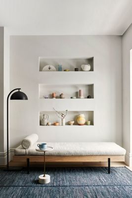 Swirling Marble Side Table
