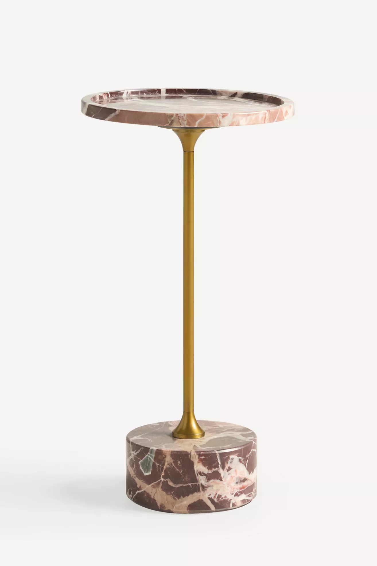 Swirling Marble End Table - thumbnail 2