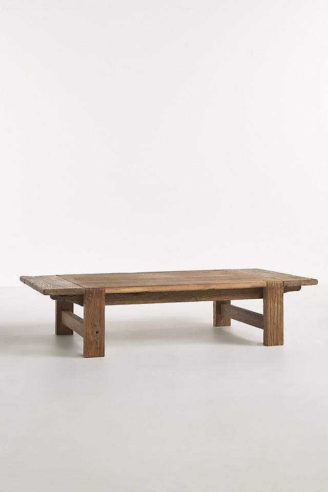 Sullivan Reclaimed Wood Coffee Table, Wooden Repurposed Coffee Table