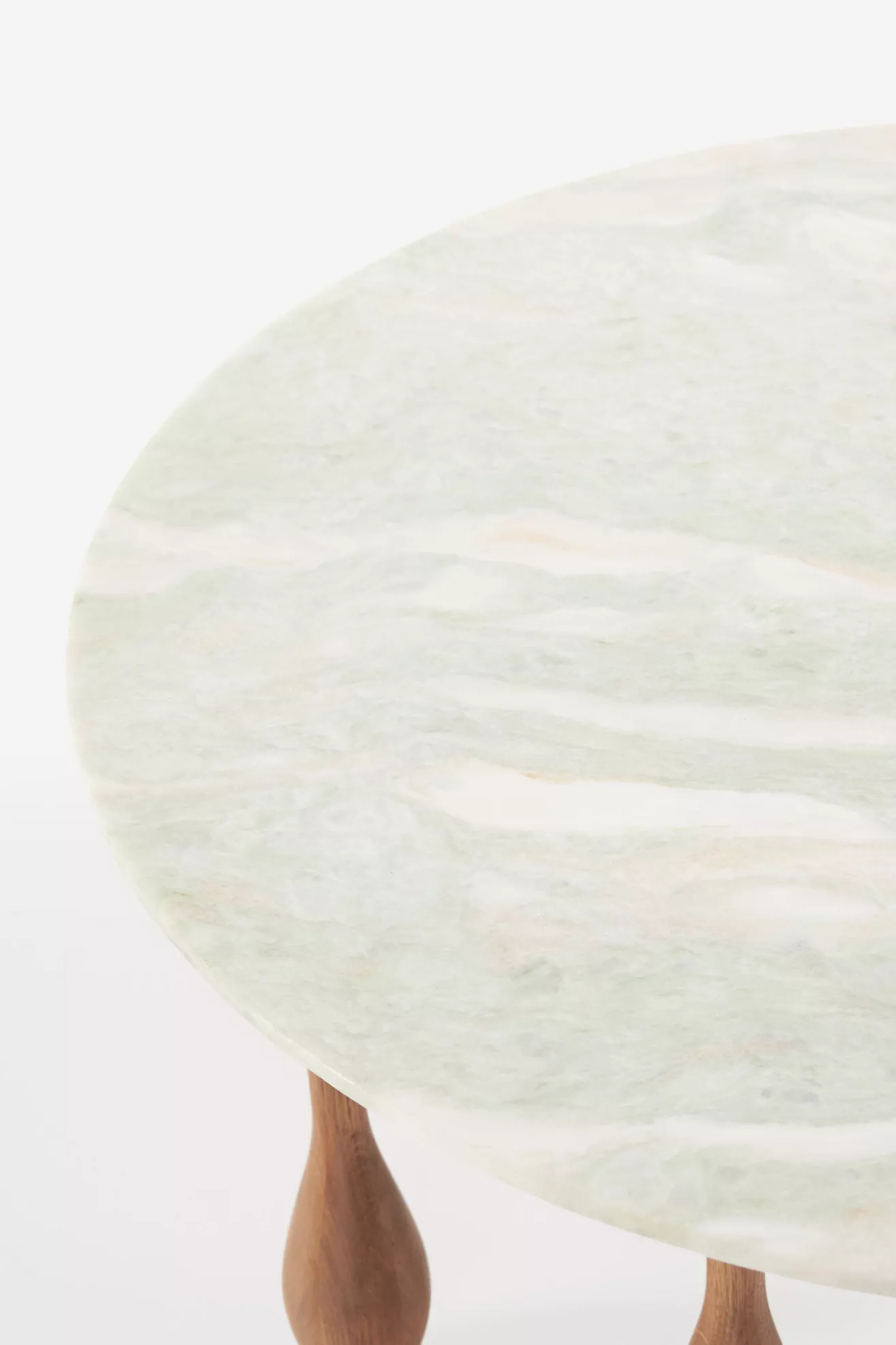 LALA Reimagined 36"  Round Marble Coffee Table - thumbnail 3