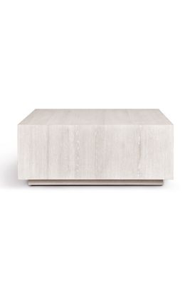 Layne 42" Square Oak Wood Coffee Table
