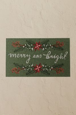 Shop Now Designs Poinsettia Doormat