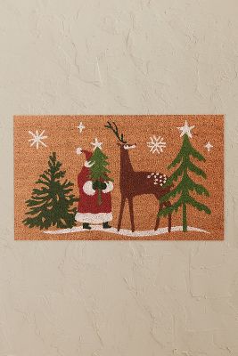 Shop Now Designs Santa's Reindeer Doormat