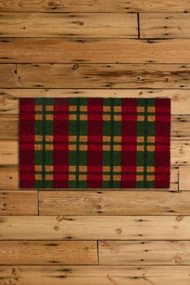 Plaid Doormat 