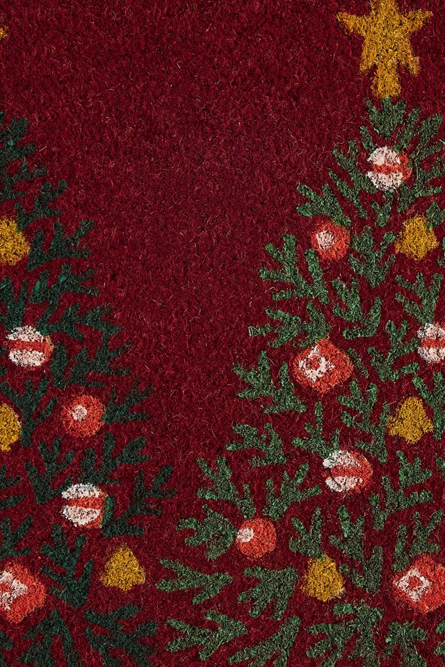 Festive Fir Doormat #1