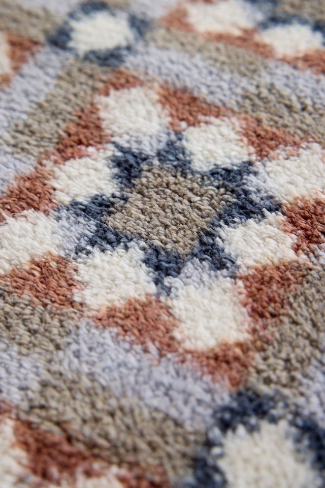 Paillasson lavable à motif carreaux victoriens Turtle Mat #1