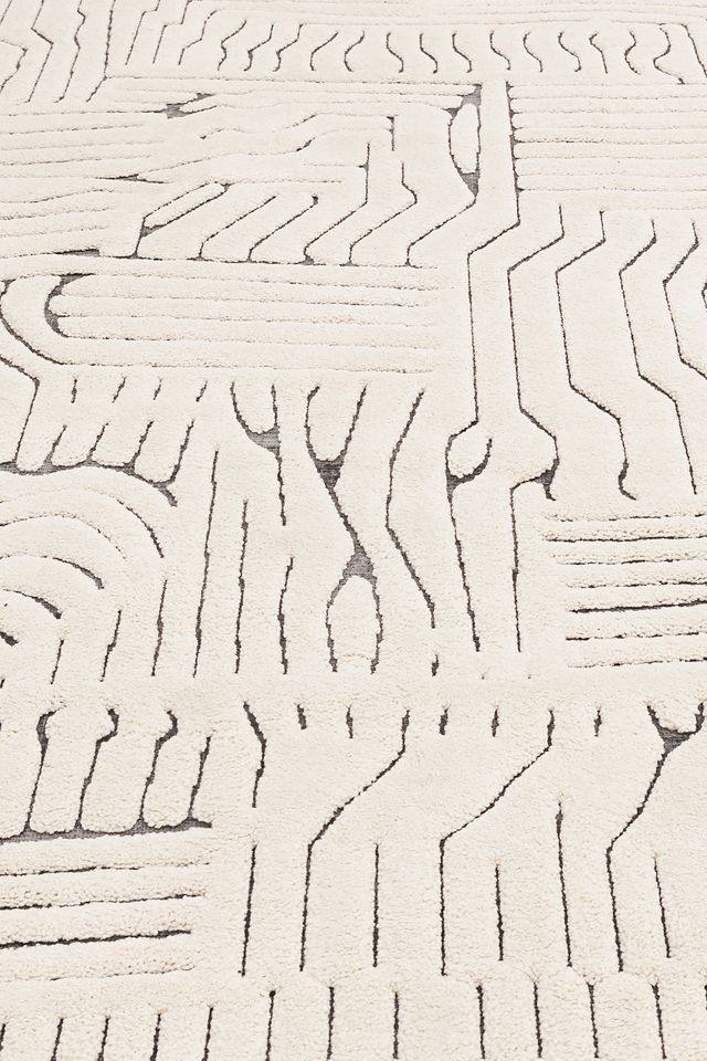 Valley Ivory & Charcoal Route Rug #2