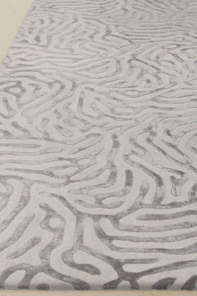 Katherine Carnaby Coral Silver Rug #1