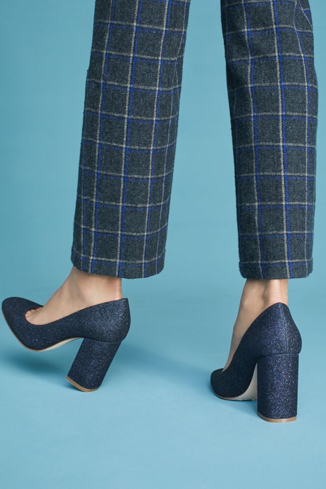 Anthropologie Glitter Heels #2