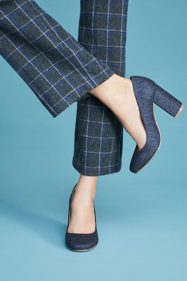 Anthropologie Glitter Heels #3