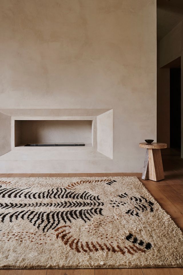 Lemieux et Cie Hand-Knotted Tiger Shag Rug #3