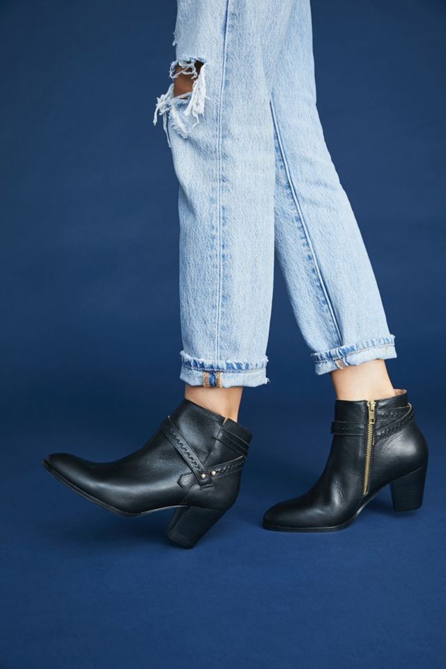 Anthropologie Side Buckle Booties #2