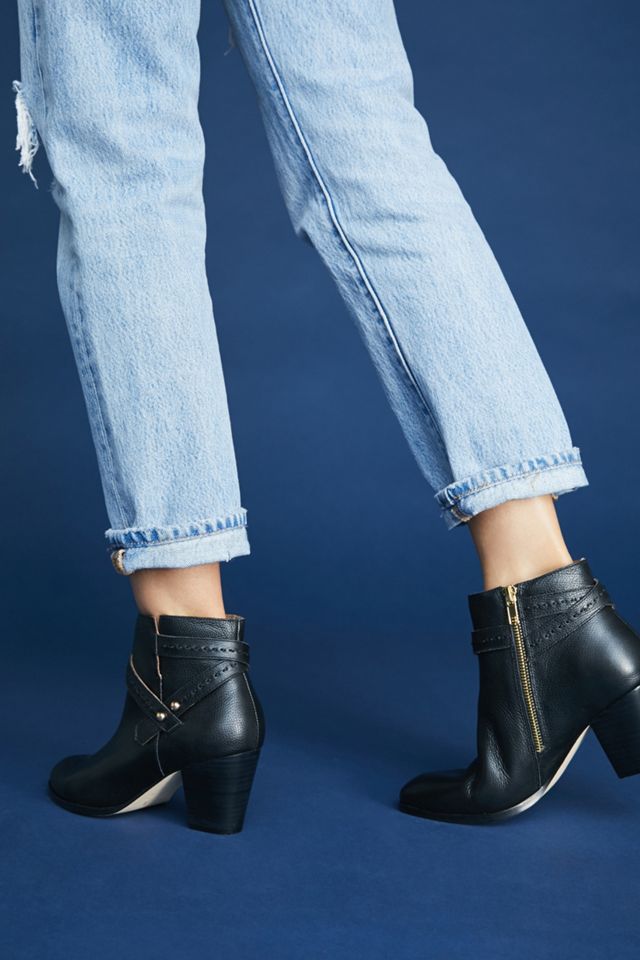 Anthropologie Side Buckle Booties #3