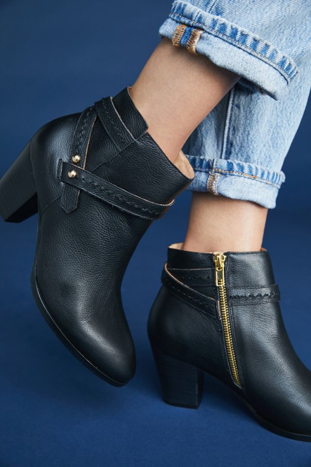 Anthropologie Side Buckle Booties #4