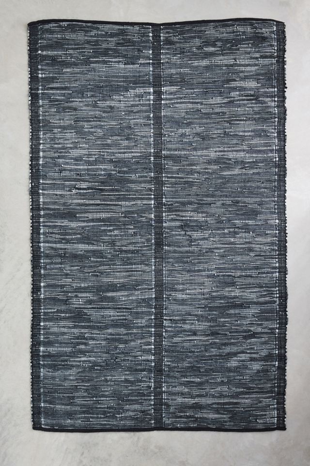 Lemieux et Cie Zanzra Recycled Leather Rug Anthropologie