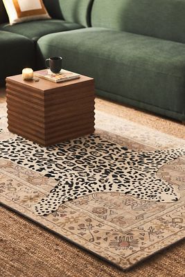 Anthropologie Octavia Leopard Rug