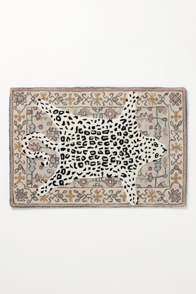 Tufted Octavia Leopard Rug | AnthroLiving