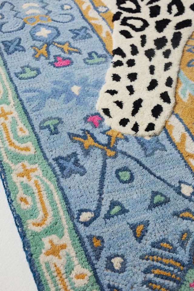 Octavia Wool Tufted Leopard Rug