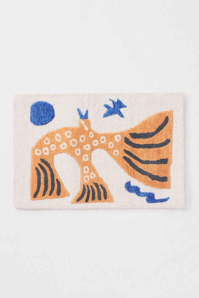 Marcello Velho Tufted Bird in Flight Rug #3