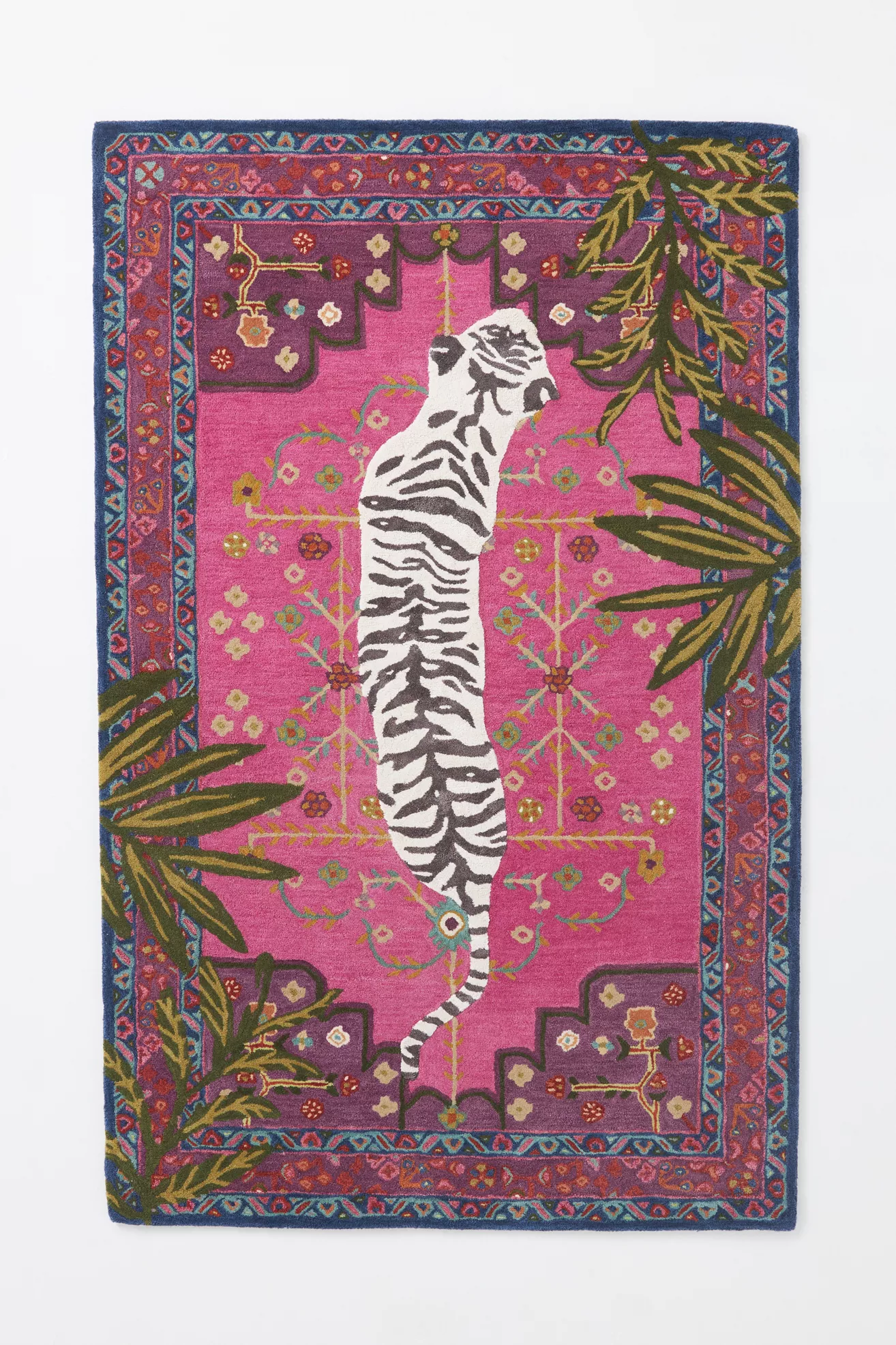 Hand Tufted Wool Blend Bengal Tiger Rug - thumbnail 5