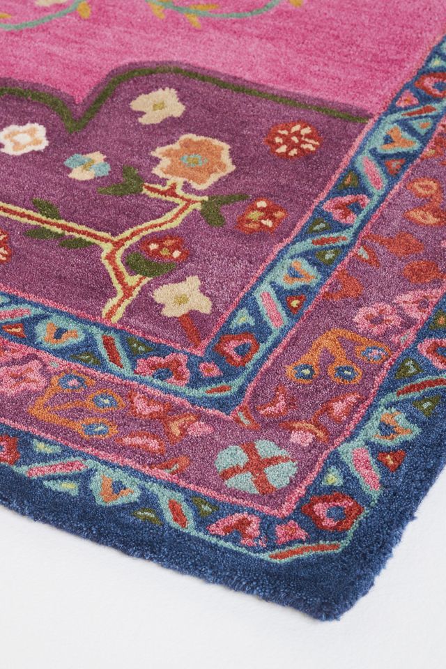 Wool Bengal Tiger Hand-Tufted Rug #2