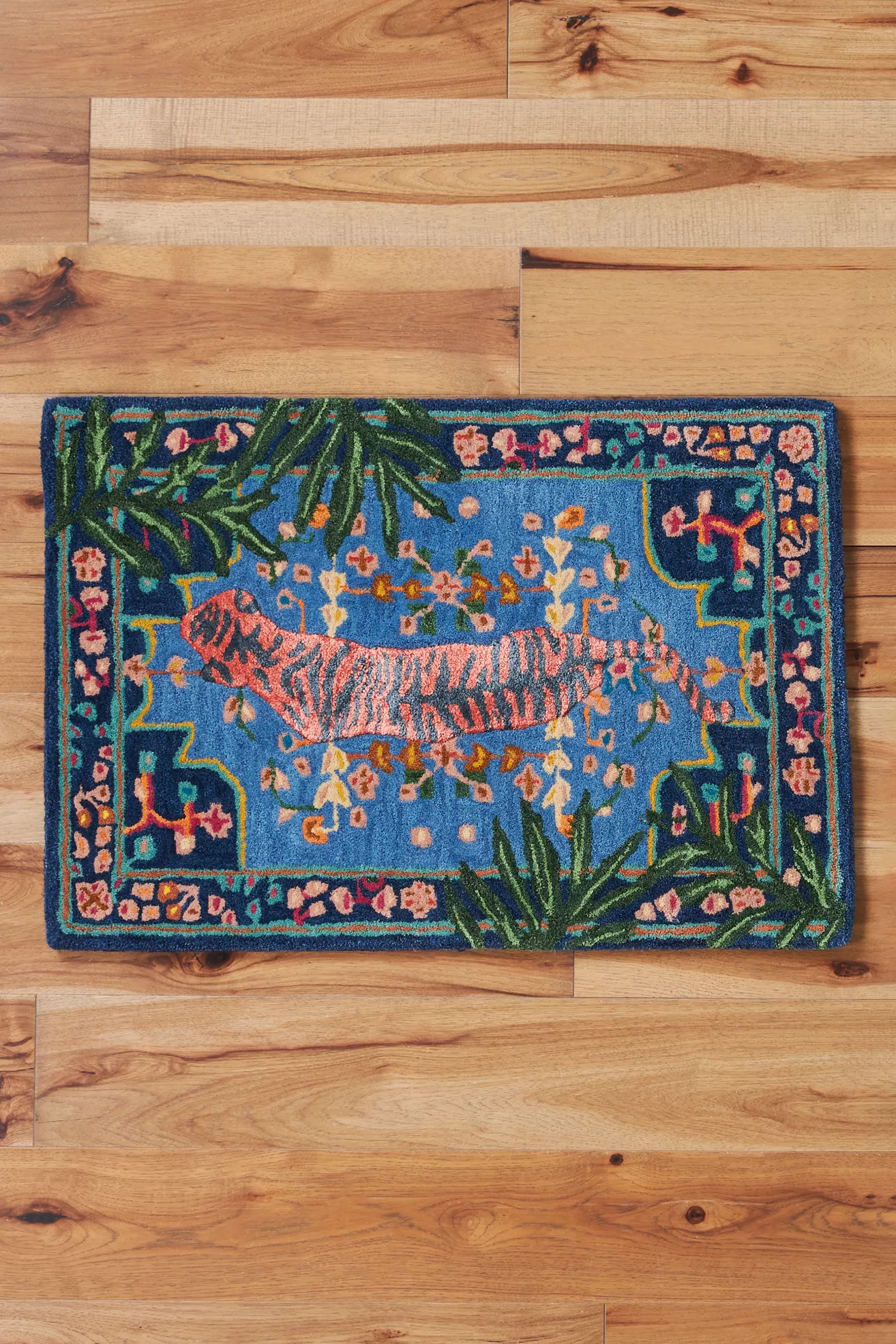 Hand Tufted Wool Blend Bengal Tiger Rug - thumbnail 10