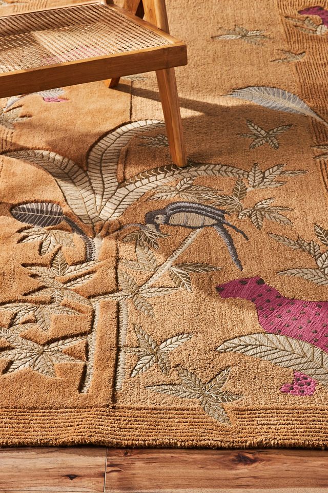 Pink Panther Jute Rug #1