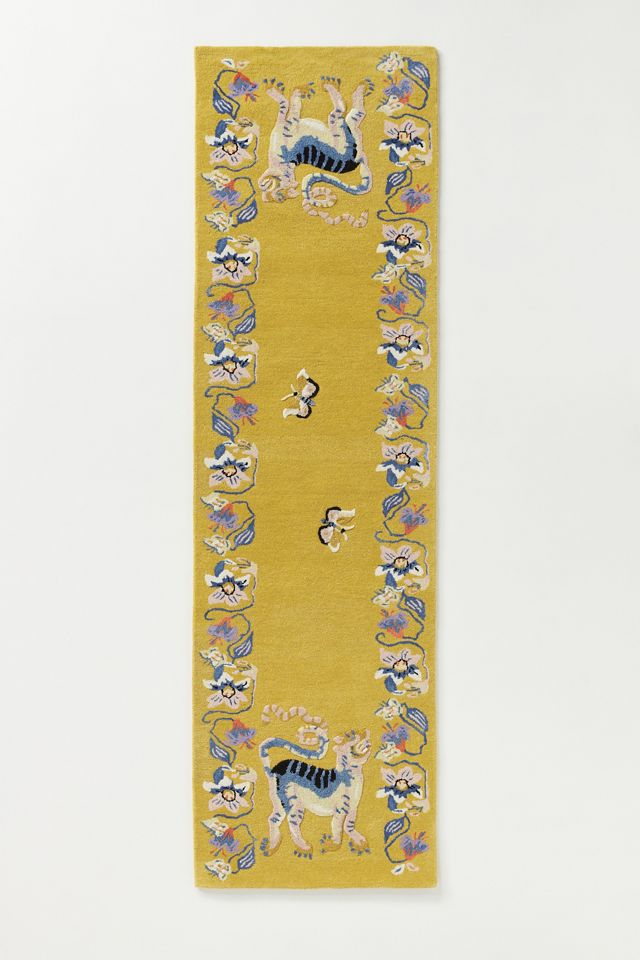 Sarah Gordon Tufted Flora & Fauna Rug #3