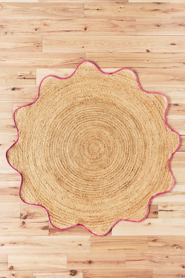 Scalloped Jute Hartley Rug #1