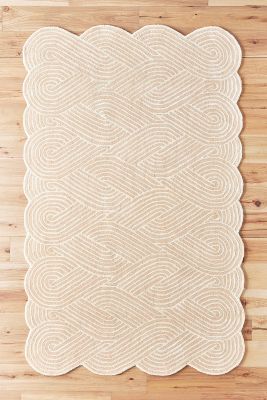 Anthropologie Hand-tufted Rissa Rug By  In Neutral Size 8 X 10
