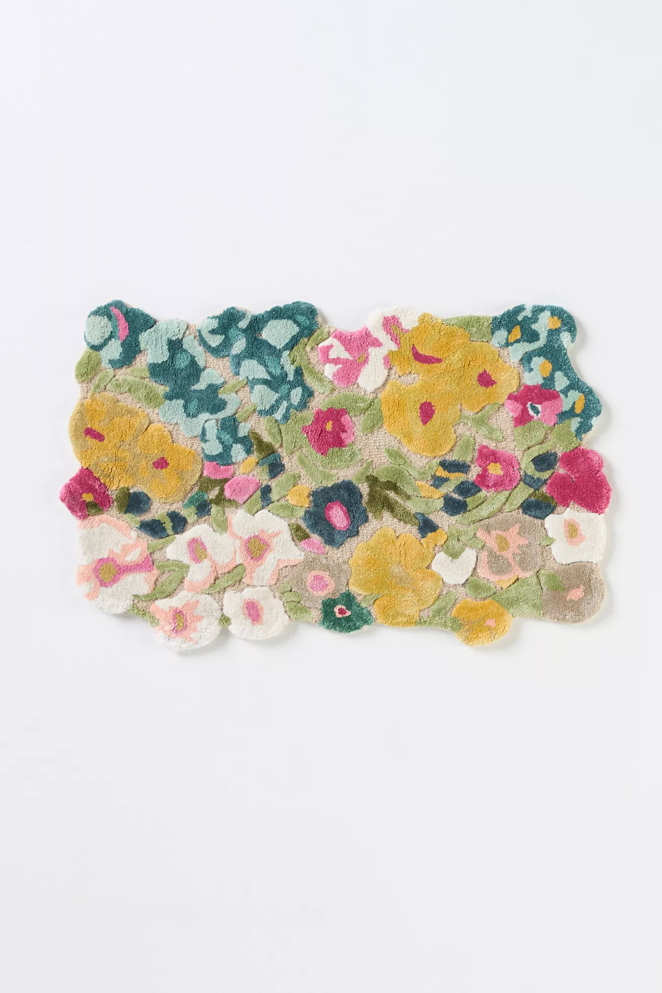 Cassia Hand Tufted Wool Blend Floral Rug - thumbnail 4