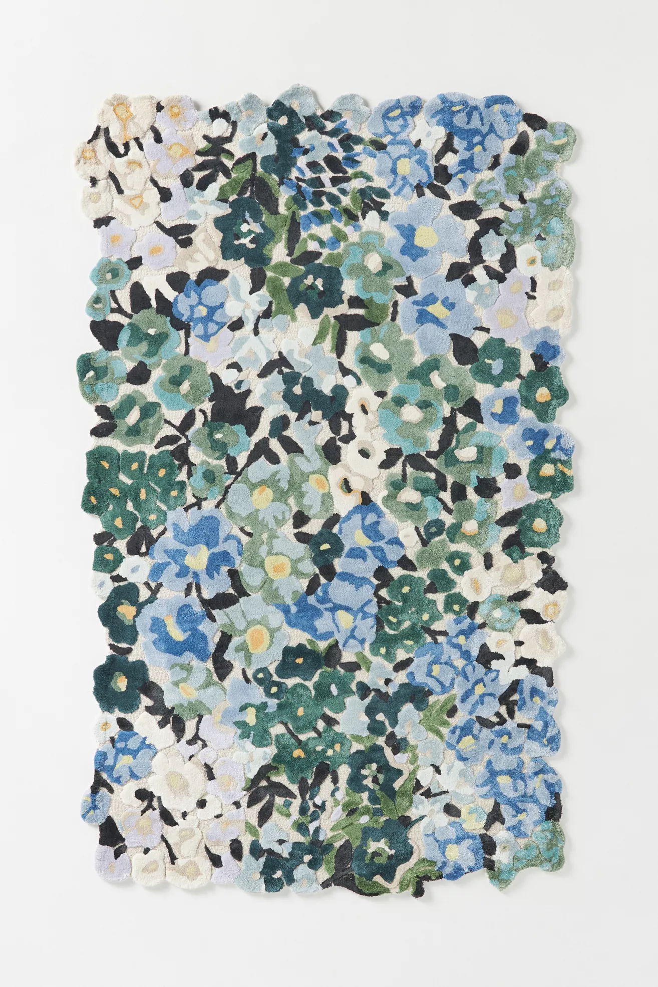 Cassia Hand Tufted Wool Blend Floral Rug - thumbnail 6