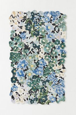 Cassia Hand Tufted Wool Blend Floral Rug