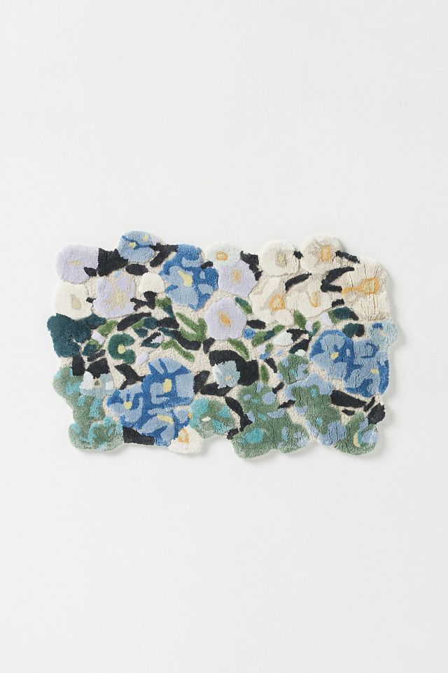 Cassia Hand Tufted Wool Blend Floral Rug #3