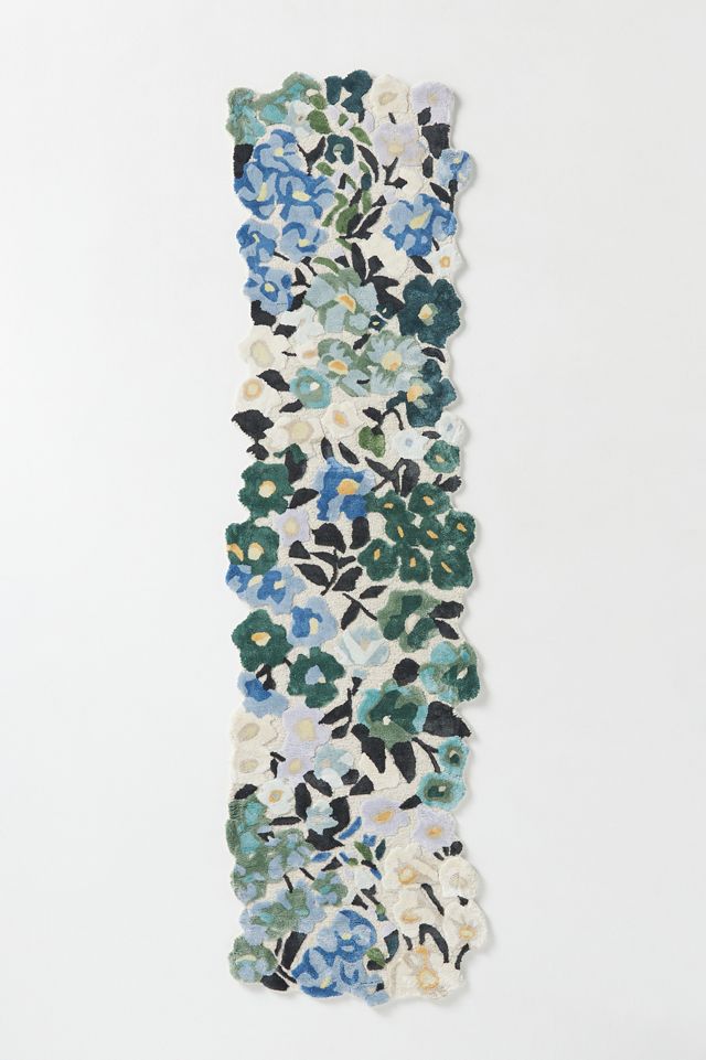 Cassia Hand Tufted Wool Blend Floral Rug #4