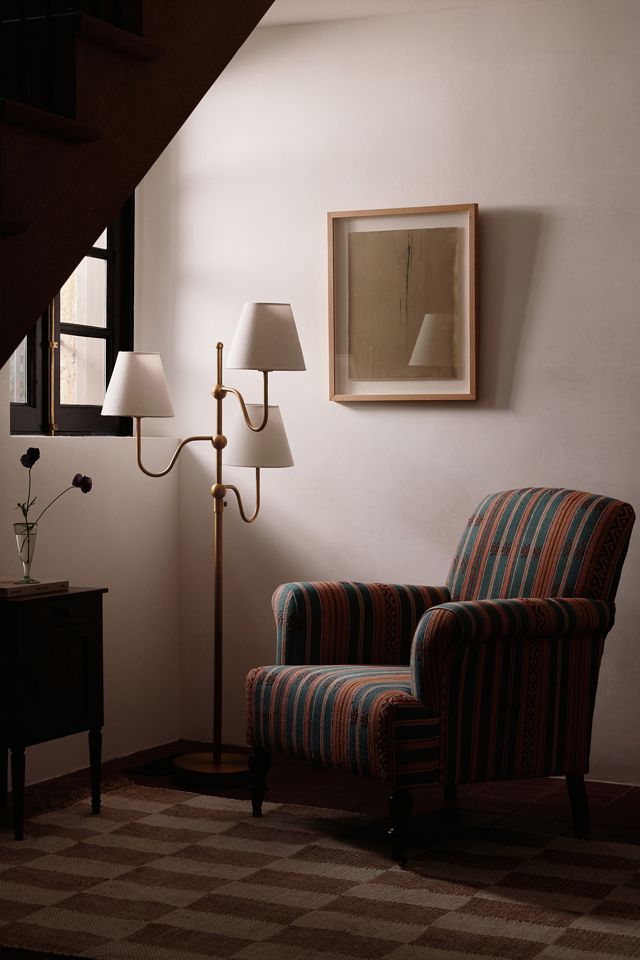 Amber Lewis for Anthropologie Checkered Jute Rug #4