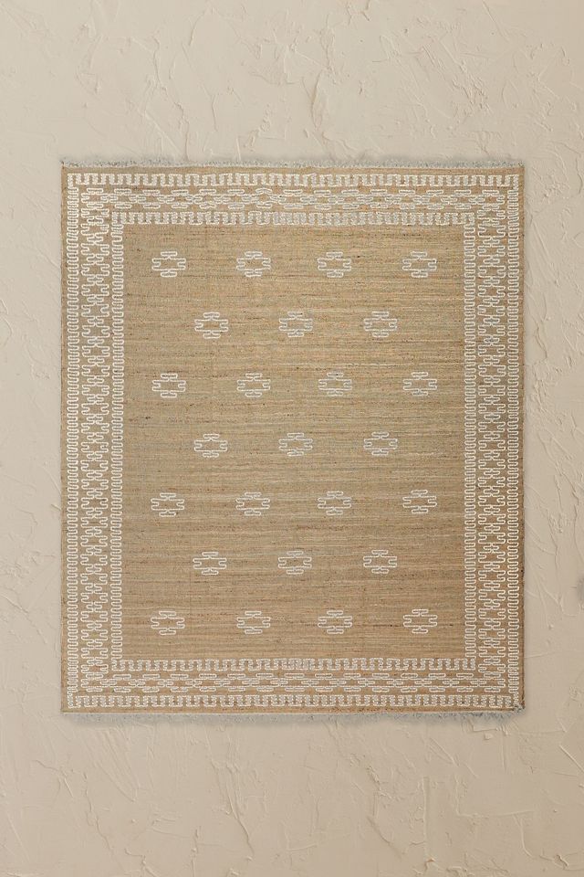 Birdie Fortescue Cucito Stitched Jute Rug #2