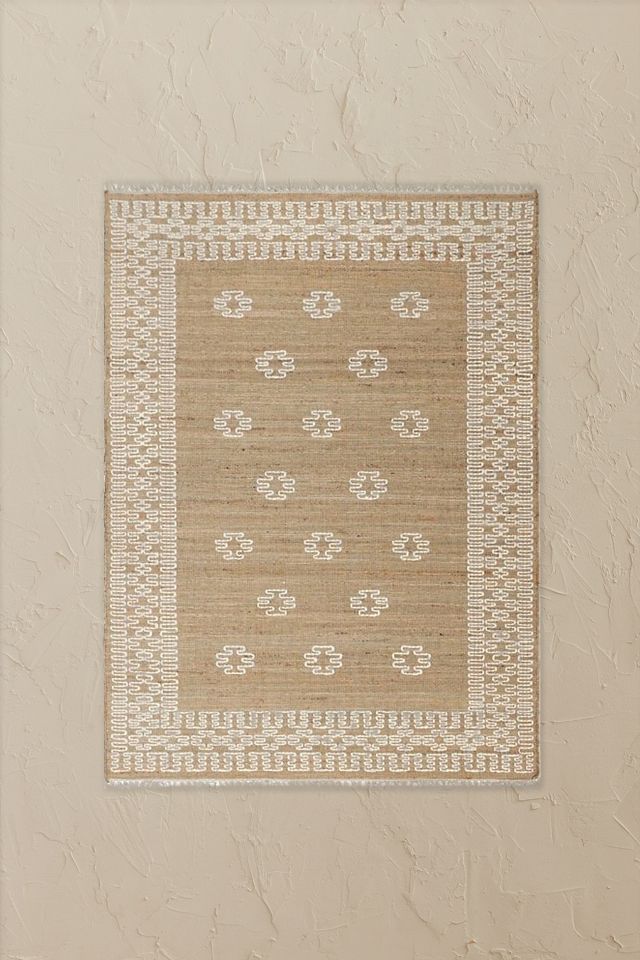 Birdie Fortescue Cucito Stitched Jute Rug #3