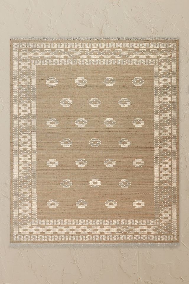 Birdie Fortescue Cucito Stitched Jute Rug #1