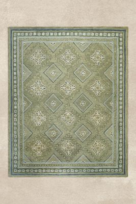 Birdie Fortescue Varuna Hand-Tufted Trellis Wool Rug