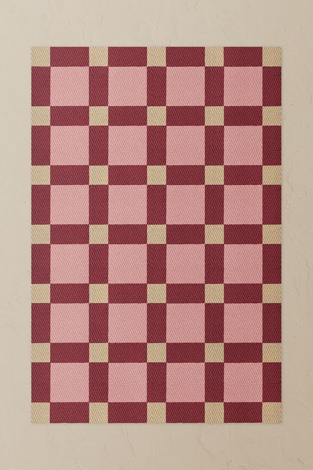 LAYERED X Evelina Kroon Plum Punch Jute Rug #1