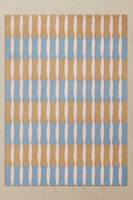 LAYERED X Alice Crawley Bamboo Forrest Wool Rug