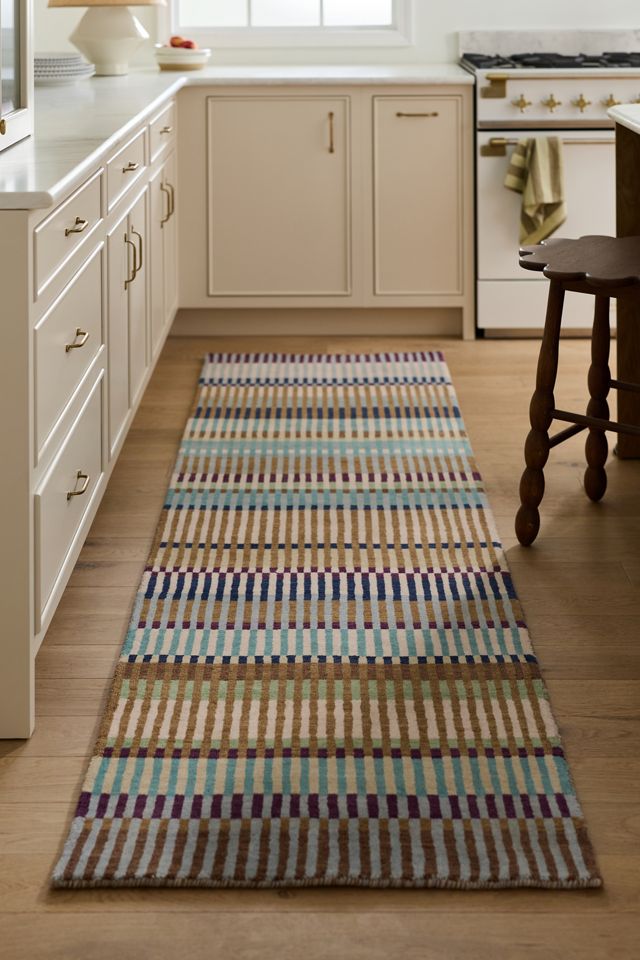 Brooke Tufted Wool Striped Rug #3