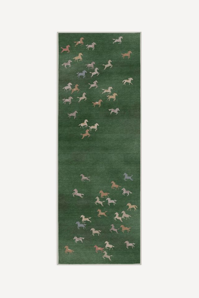 Ruggable Washable Felix Tufted Horses Rug #2